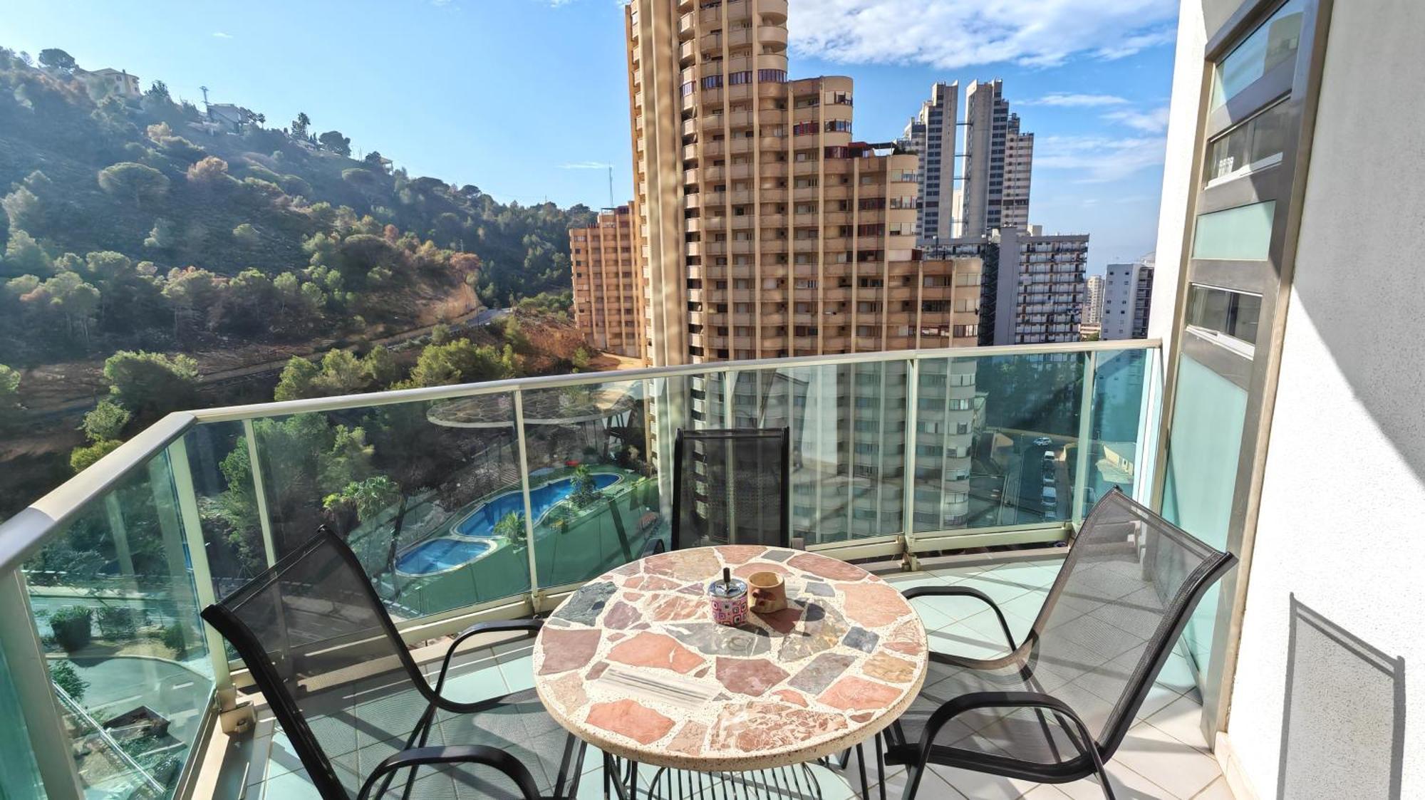 Skyline 5 Apartment With Private Balcony And Nice Views เบนิดอร์ม ภายนอก รูปภาพ